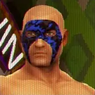 Blue Camo Face Paint