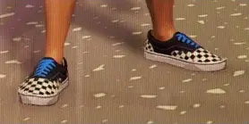 Checkered Skate Shoes