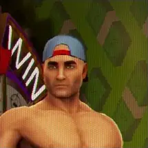 Blue Backwards Ballcap