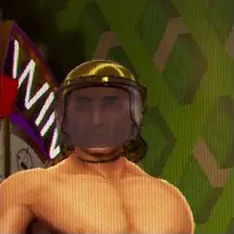 Gold Riot Helmet