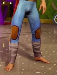 Blue Contestant Jumpsuit Legs