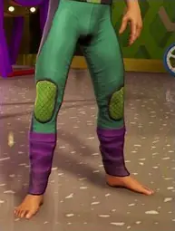 Green Contestant Jumpsuit Legs