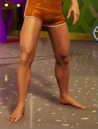 Orange Running Shorts