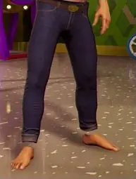 Blue Tight Jeans
