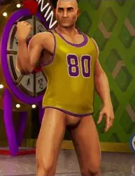 Gold & Purple B-Ball Jersey